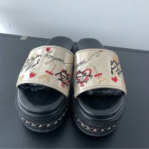 Karl Lagerfeld Platform Slides